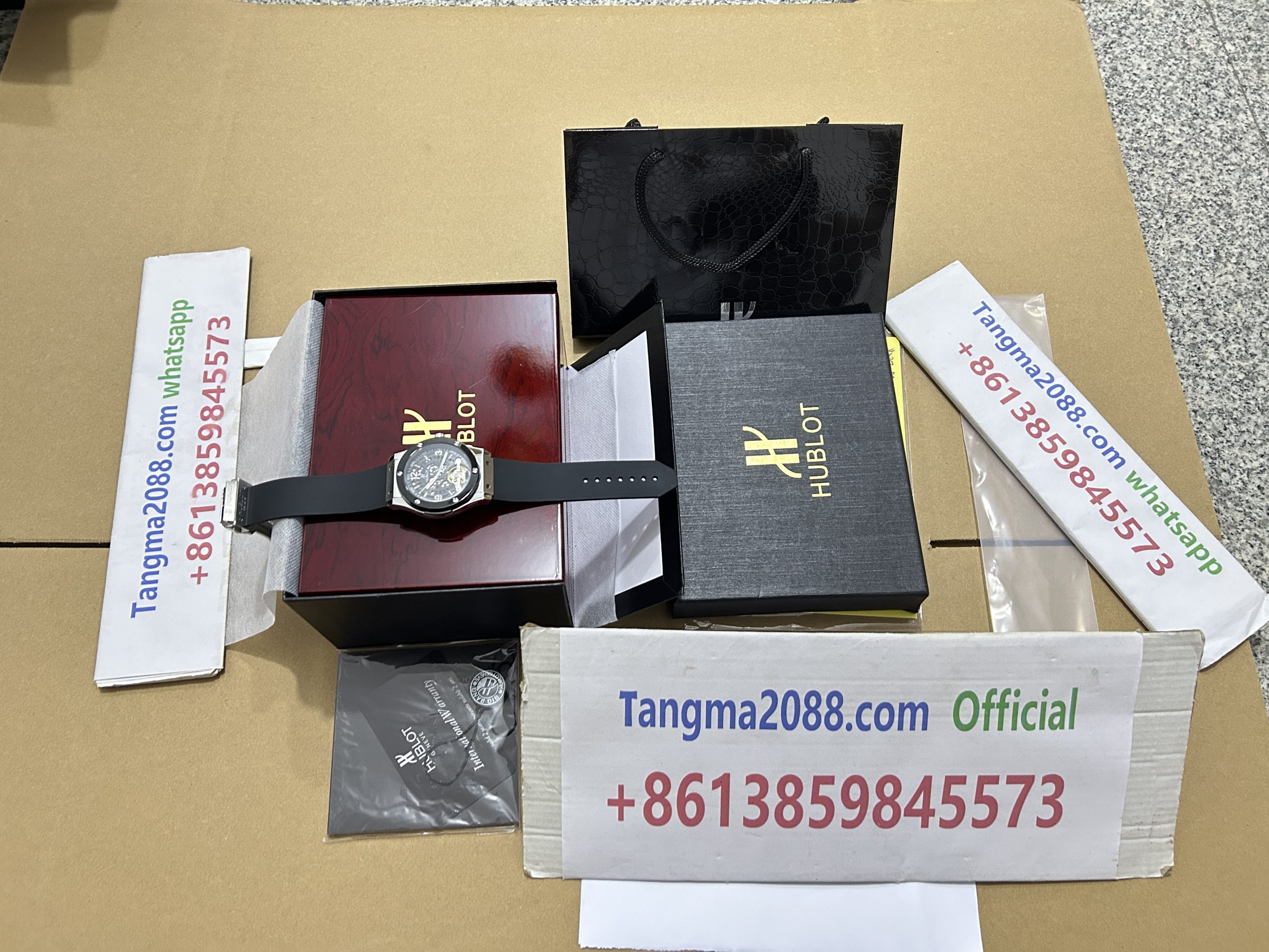 tangma2088 Official: Hublot Big Bang Ceramic and Titanium Polished Stainless Steel